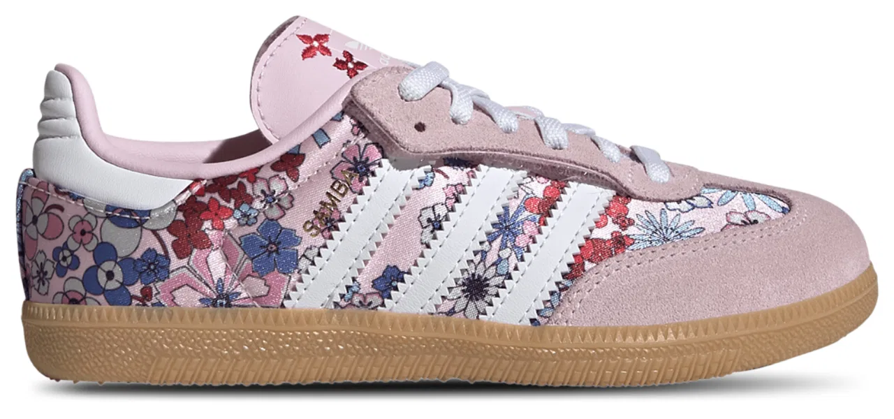 Кеды для девочек Samba OG Adidas, розовый/синий