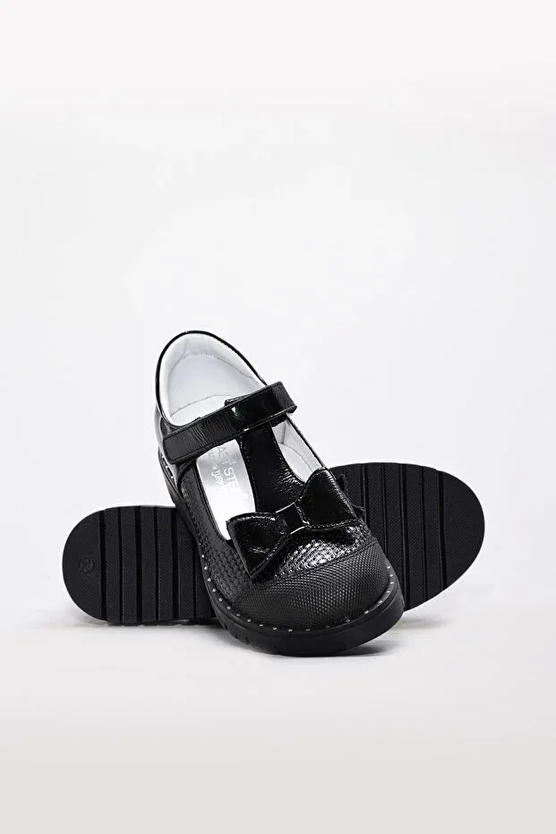 Детские туфли для мальчиков из лакированной кожи Mirgeshoes, Black