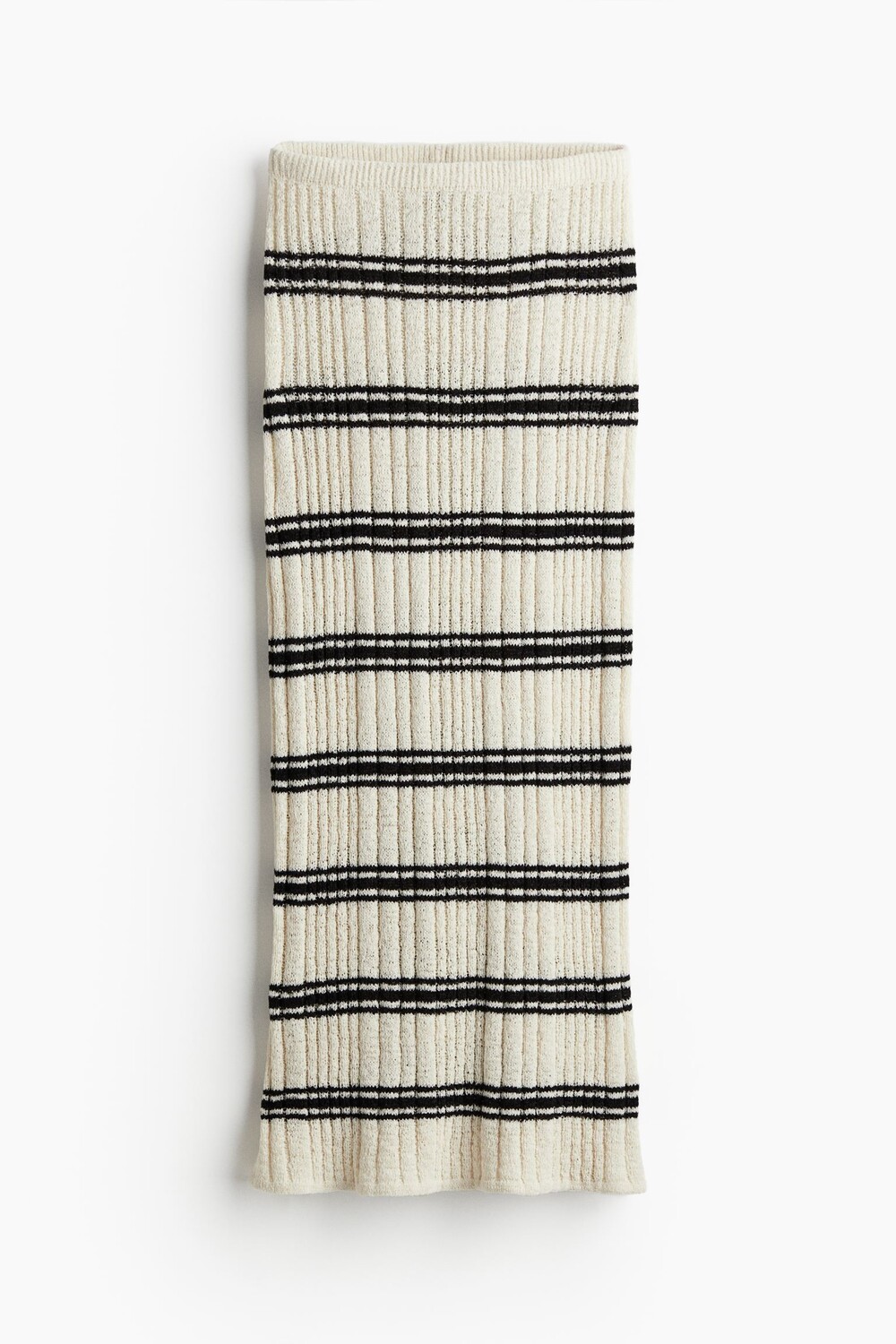 

Юбка H&M Rib-knit Pencil, кремовый