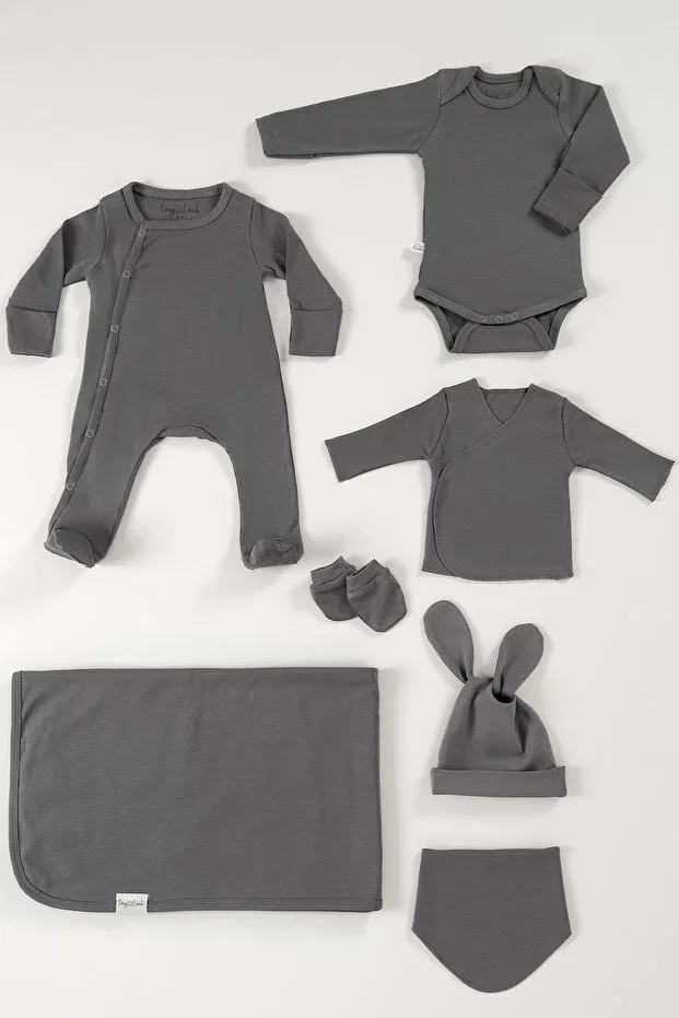 Детский комплект одежды для новорожденных хлопковый Chester Tinylamb, Gray