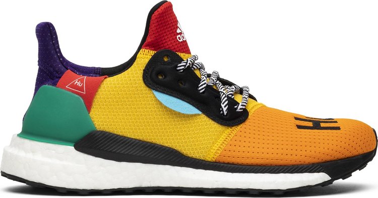 Кроссовки Adidas Pharrell x Wmns Solar Hu Glide 'Yellow', желтый - фото