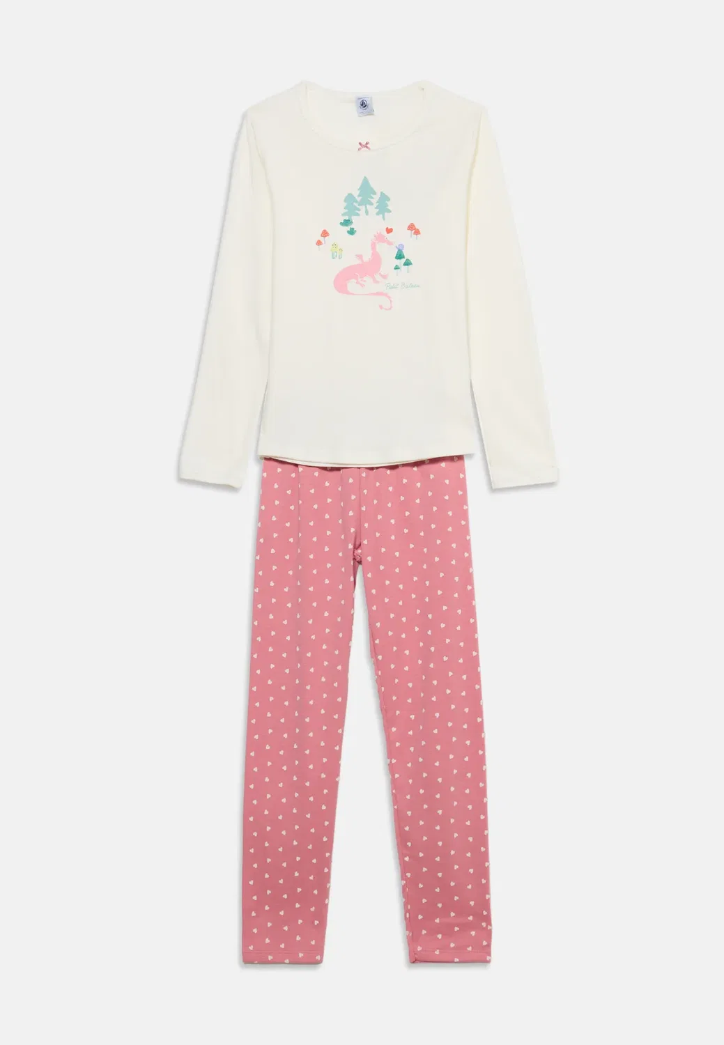 Комплект - пижамный комплект Petit Bateau, Marshmallow
