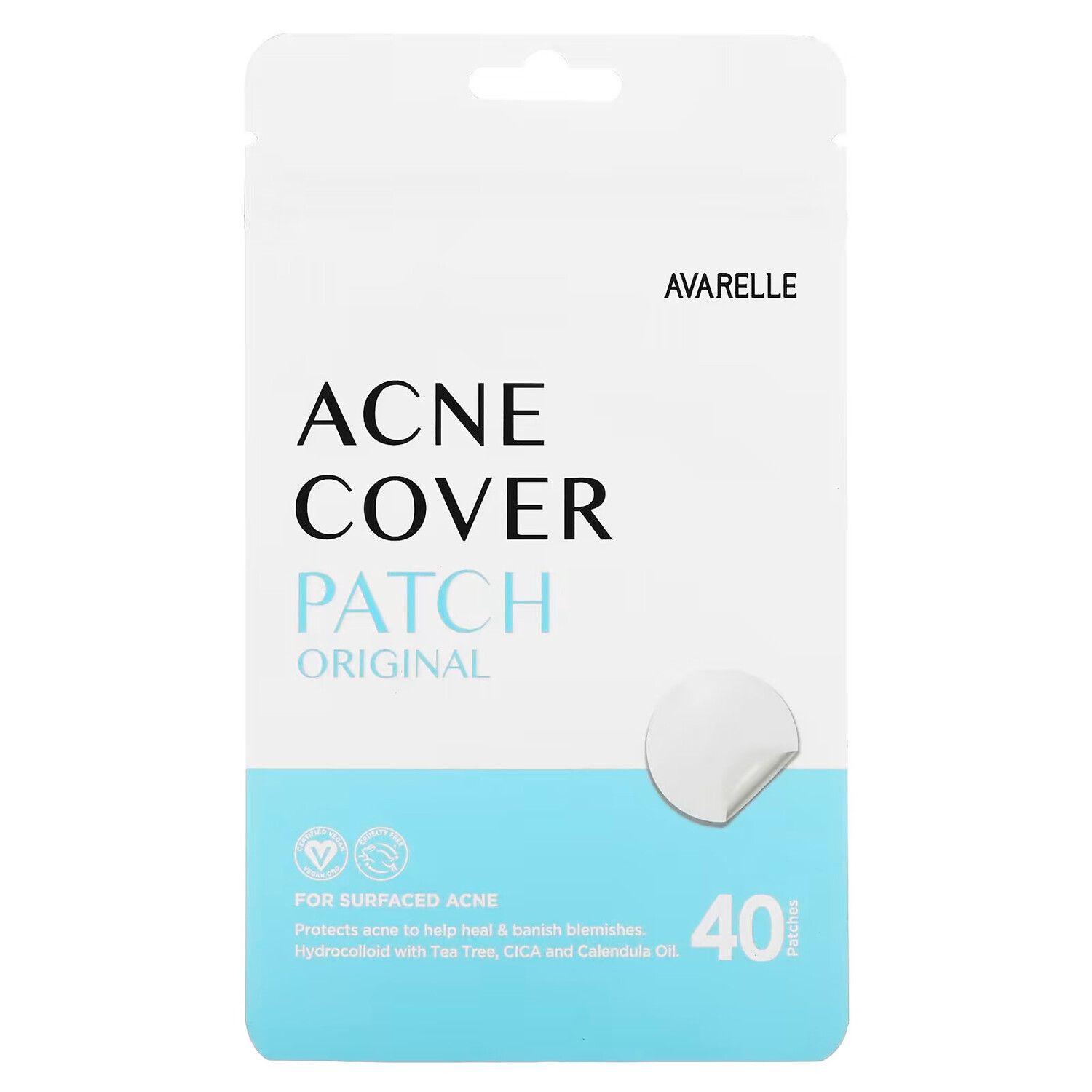 

Avarelle, патчи для лечения акне, 40 прозрачных патчей
