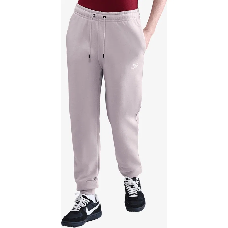 Женские спортивные брюки с принтом Nike Sportswear Essential Fleece, Пудровый