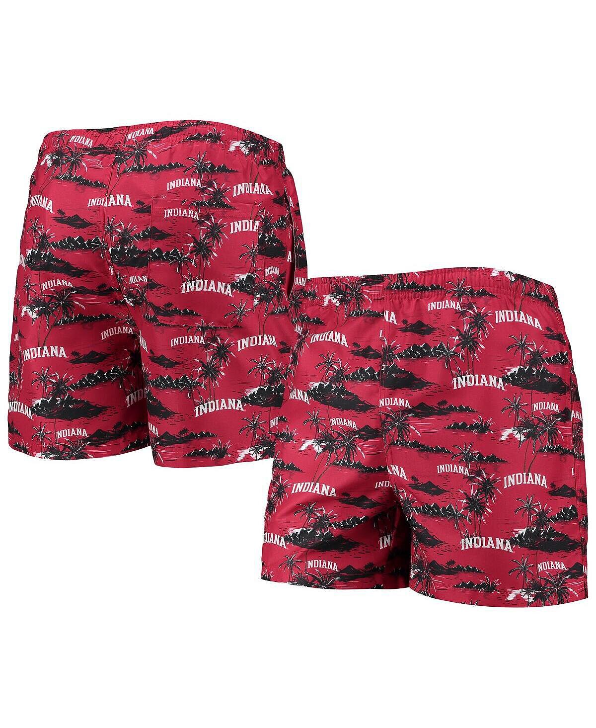 

Мужские плавки малинового цвета indiana hoosiers island palm FOCO