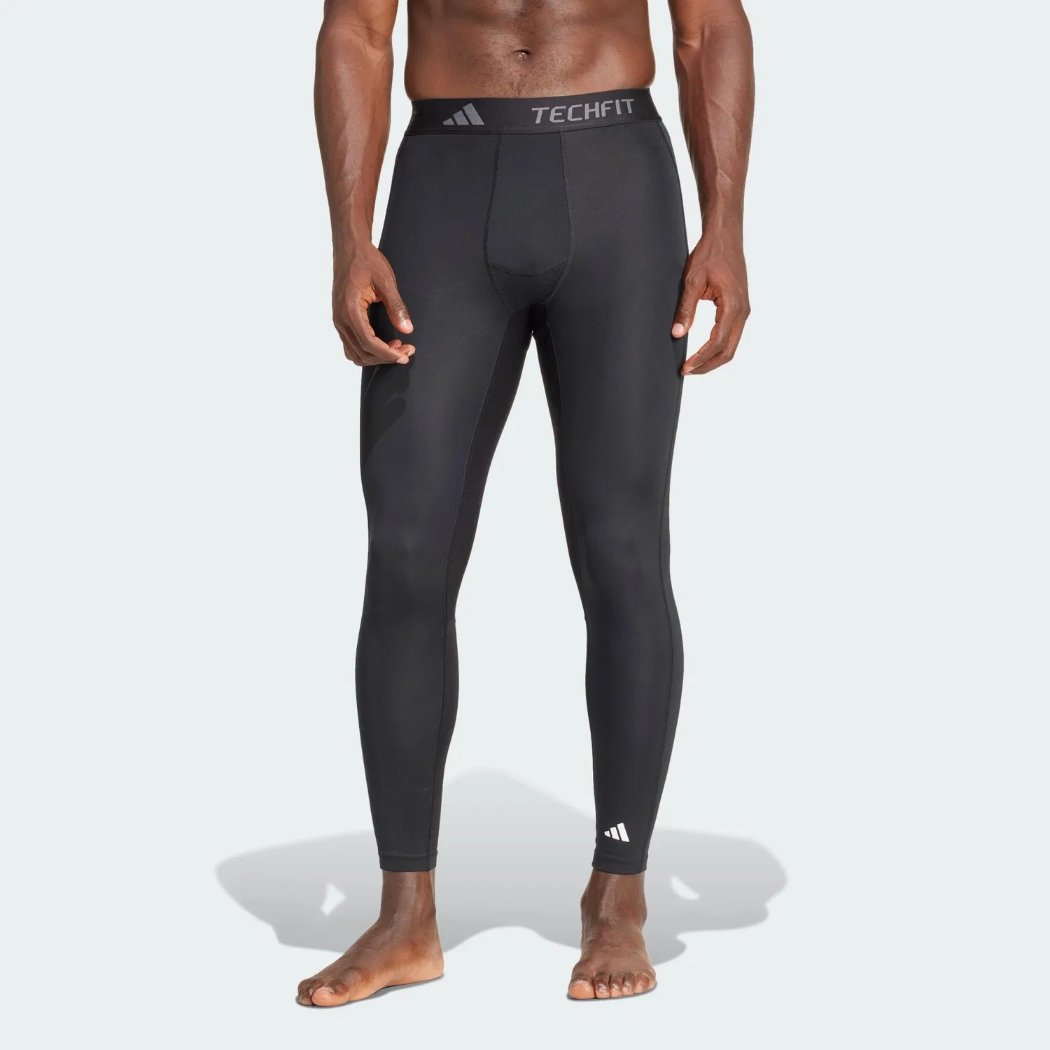 Женские компрессионные леггинсы для тренировок TECHFIT Adidas, Schwarz — фото 2
