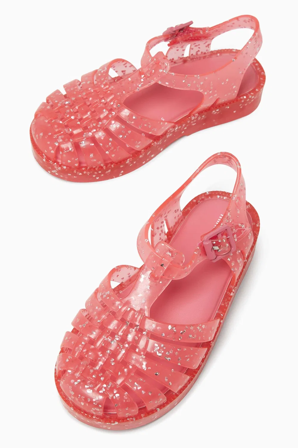 Сандалии блестящие Possession Mini Melissa, розовый — фото 2