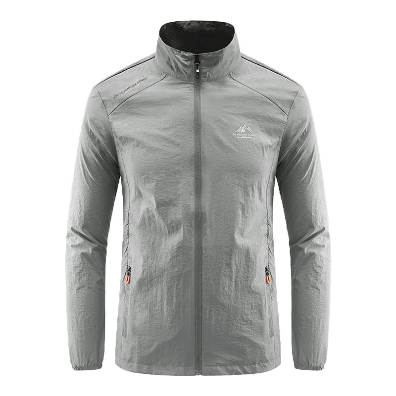Детская ветровка солнцезащитная с капюшоном Sugarfunk, Upgraded Light Gray