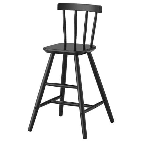 

Детский стул Ikea Agam, черный