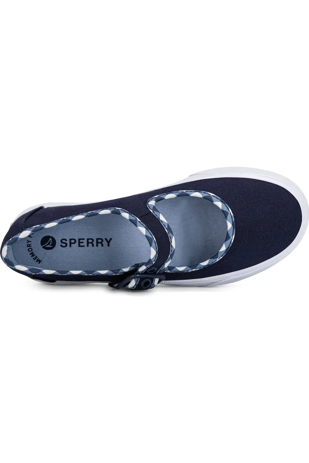 Детские туфли мартини на плоской подошве Bahama Sperry, Midnight Blue — фото 4