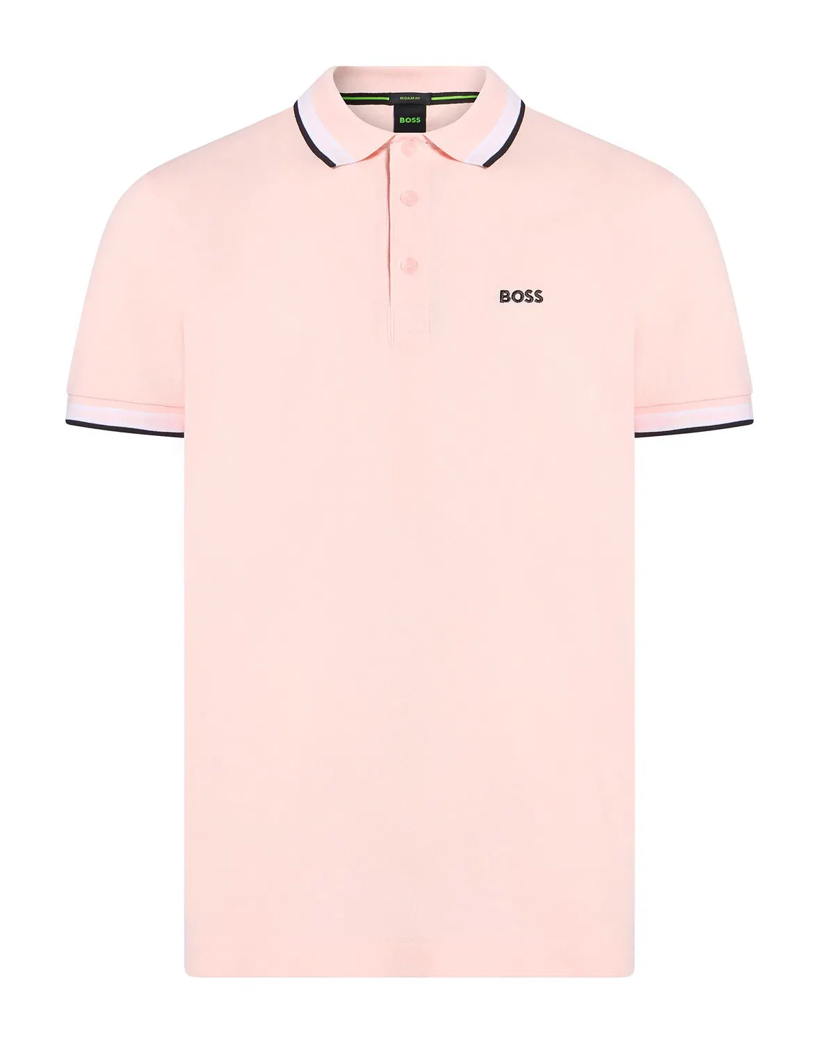 Мужской поло с коротким рукавом Boss, Light Pink