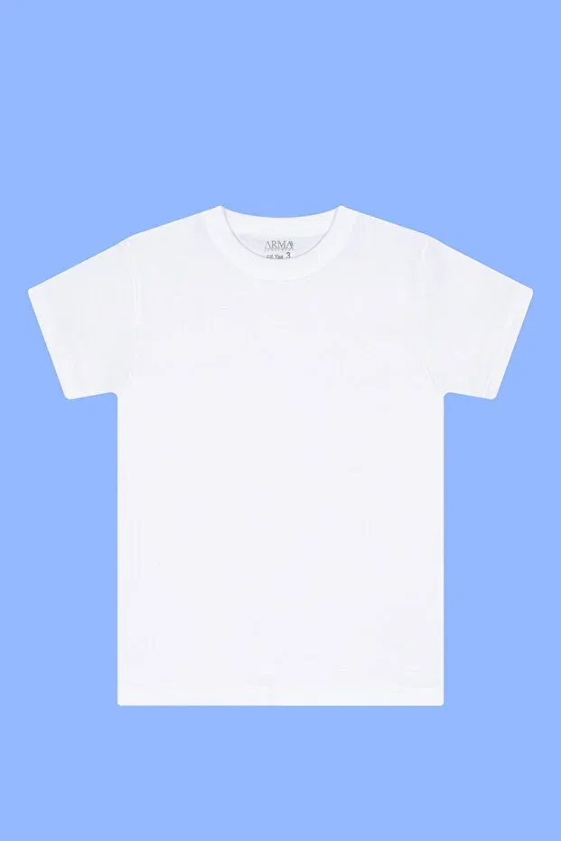 Детская майка с коротким рукавом комплект 3 шт Arma Yıldız, White-3 — фото 2