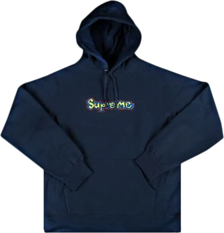 

Толстовка Supreme Gonz Logo Hooded Sweatshirt 'Navy', синий