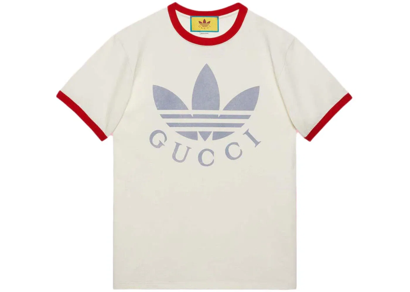 Женская футболка с длинным рукавом Adidas x Gucci T-Shirt Gucci, White/Red