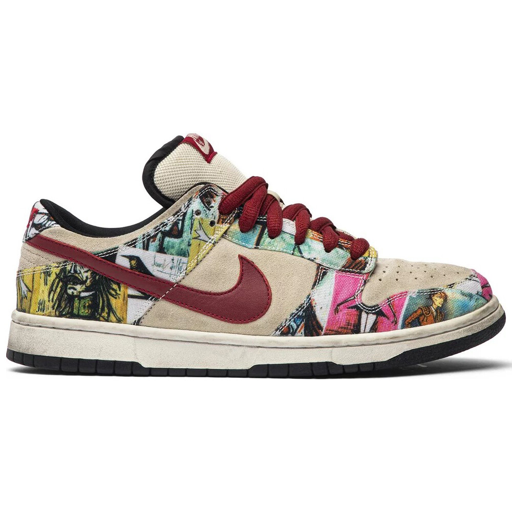 

Кроссовки Nike Dunk Low Pro SB 'Paris', мультиколор, Серый, Кроссовки Nike Dunk Low Pro SB 'Paris', мультиколор