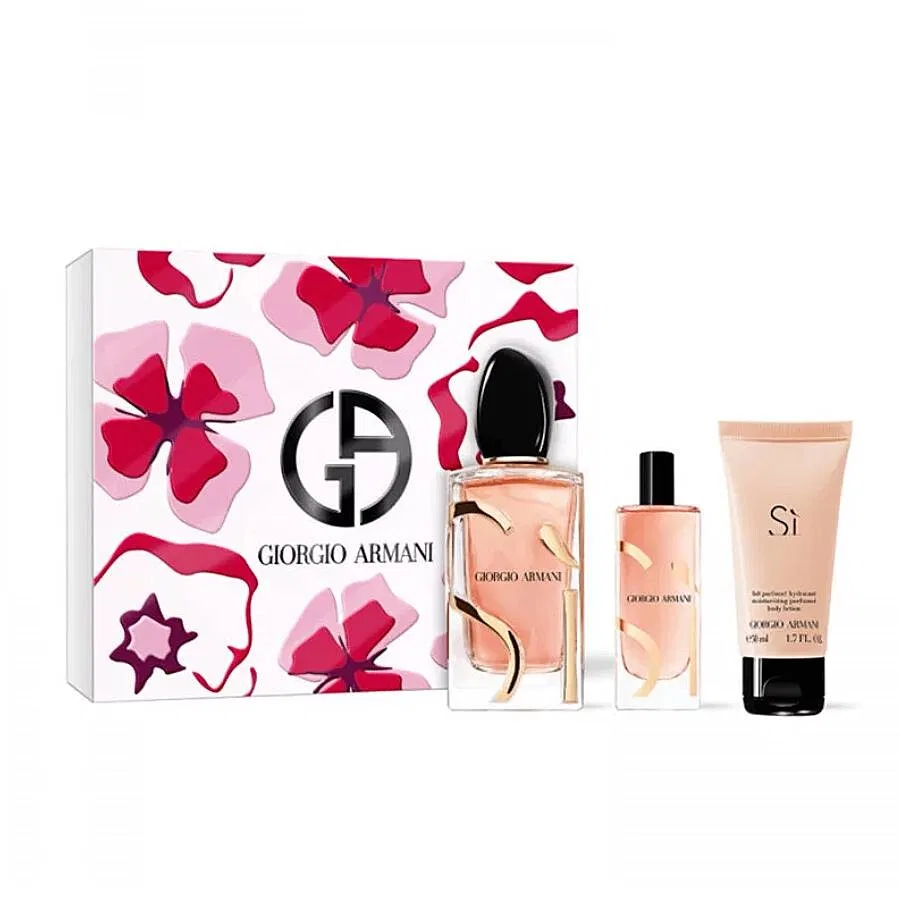 Парфюмерный набор Giorgio Armani Si Intense, 100 мл + 50 мл + 15 мл