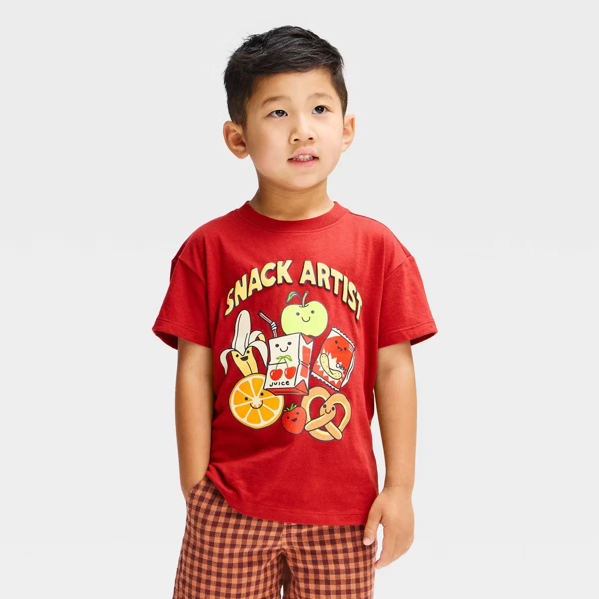 Футболка с коротким рукавом Oversized Scavenger Hunt, Red
