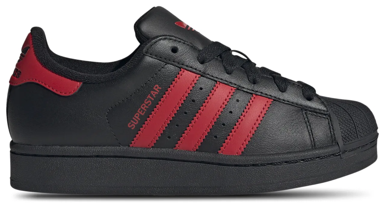 Кроссовки для мальчиков Superstar II Adidas, цвет Black/Better Scarlet/Black