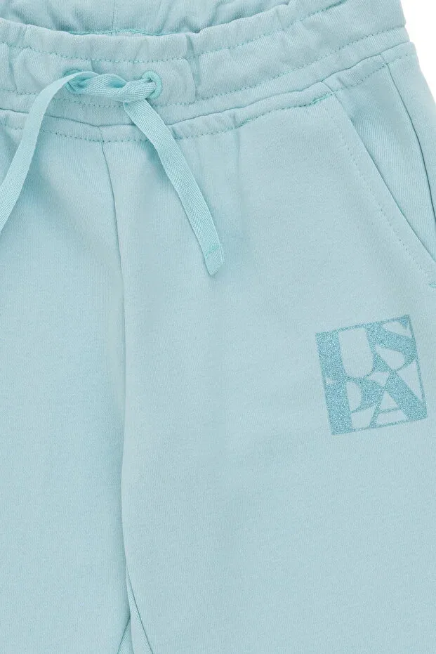 Детские спортивные штаны для девочек с утяжкой U.S. Polo Assn. — фото 4