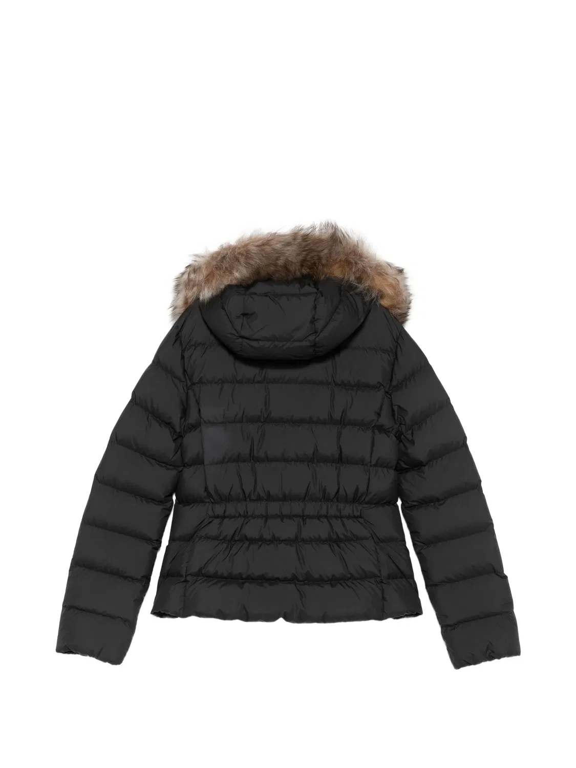 Стеганое пальто Moncler Enfant, черный — фото 2