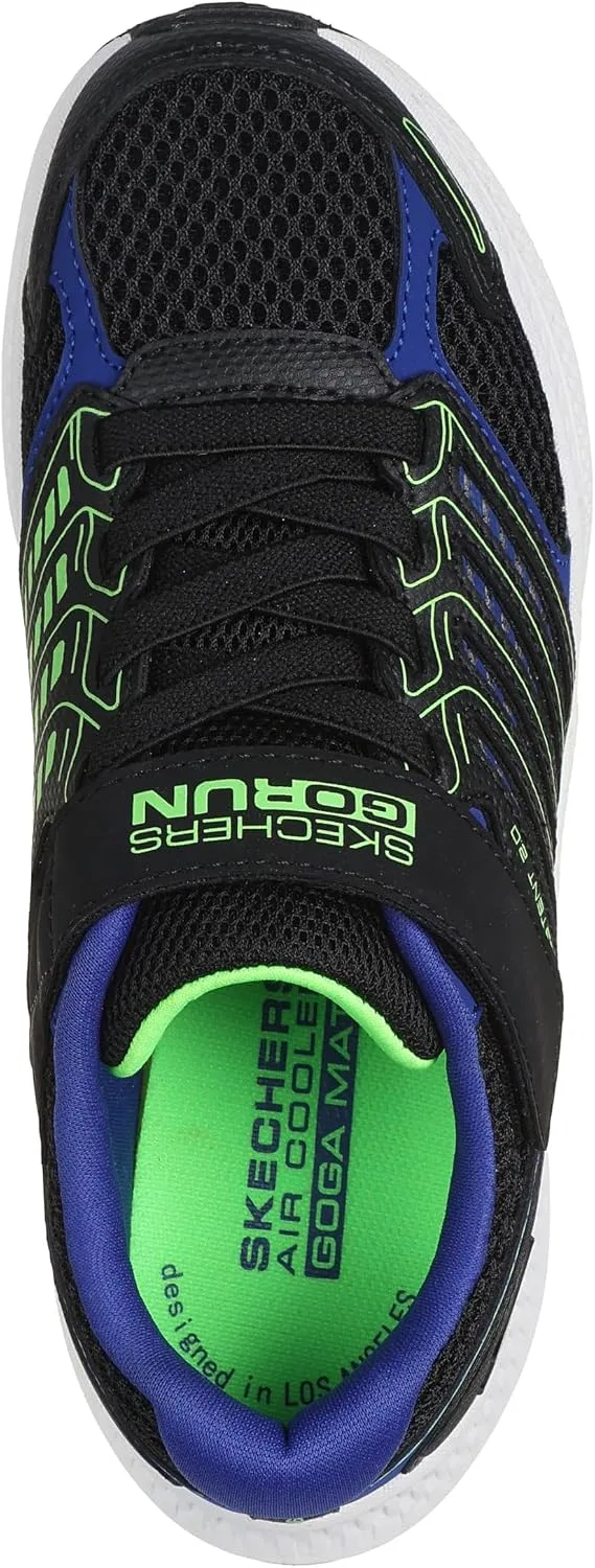Детские кроссовки для мальчиков Go Run Consistent 2.0 Skechers, Black/Blue/Lime — фото 4