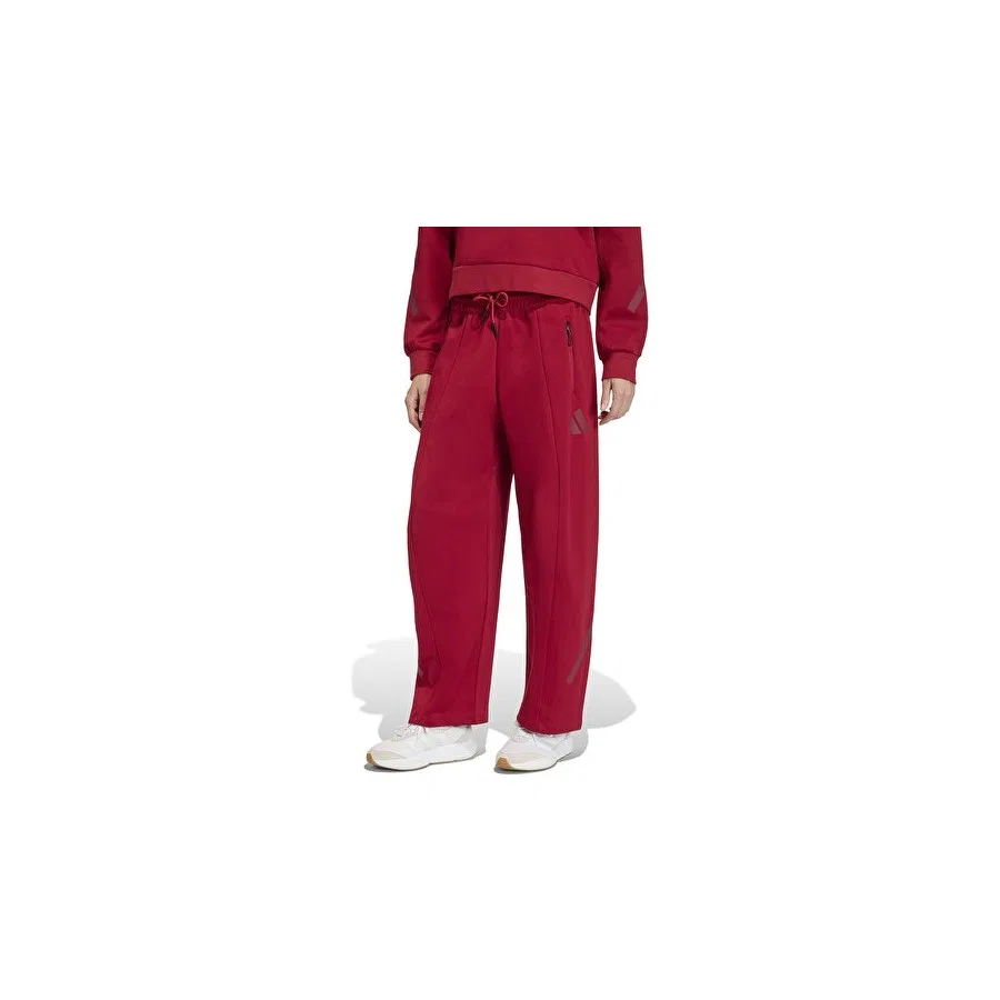 Женские спортивные брюки с заниженной талией adidas W Z.N.E. Oh Pt, Красный