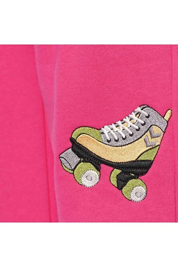 Детские спортивные штаны для мальчиков с принтом Hummel, Pink — фото 4