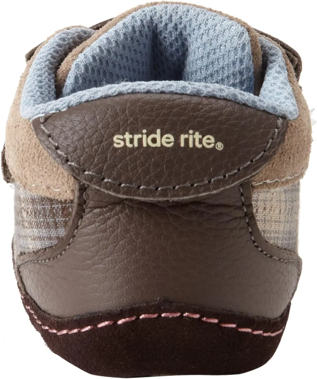 Детские кроссовки для мальчиков Brent Stride Rite, Brown/Plaid — фото 2