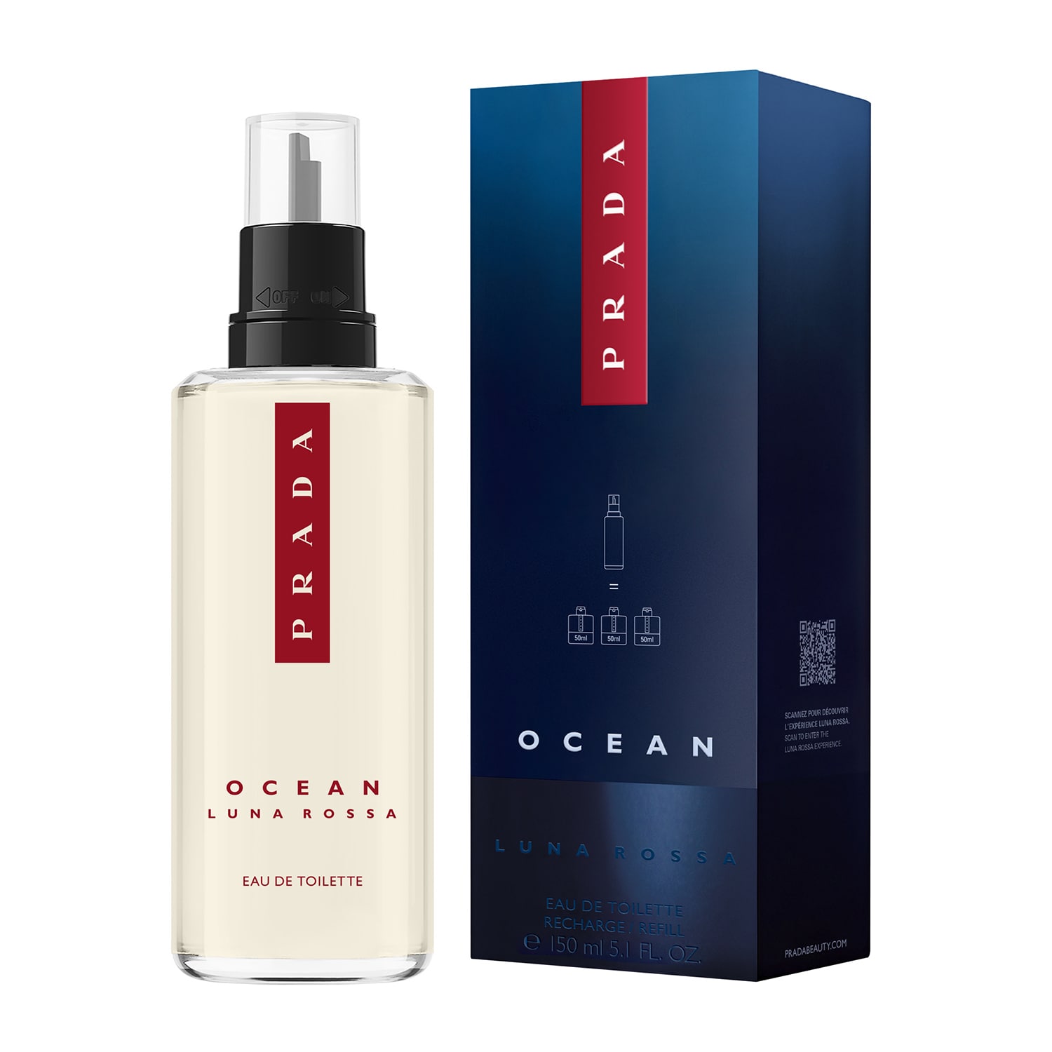 Туалетная вода сменный блок Prada Luna Rossa Ocean Refill — фото 2