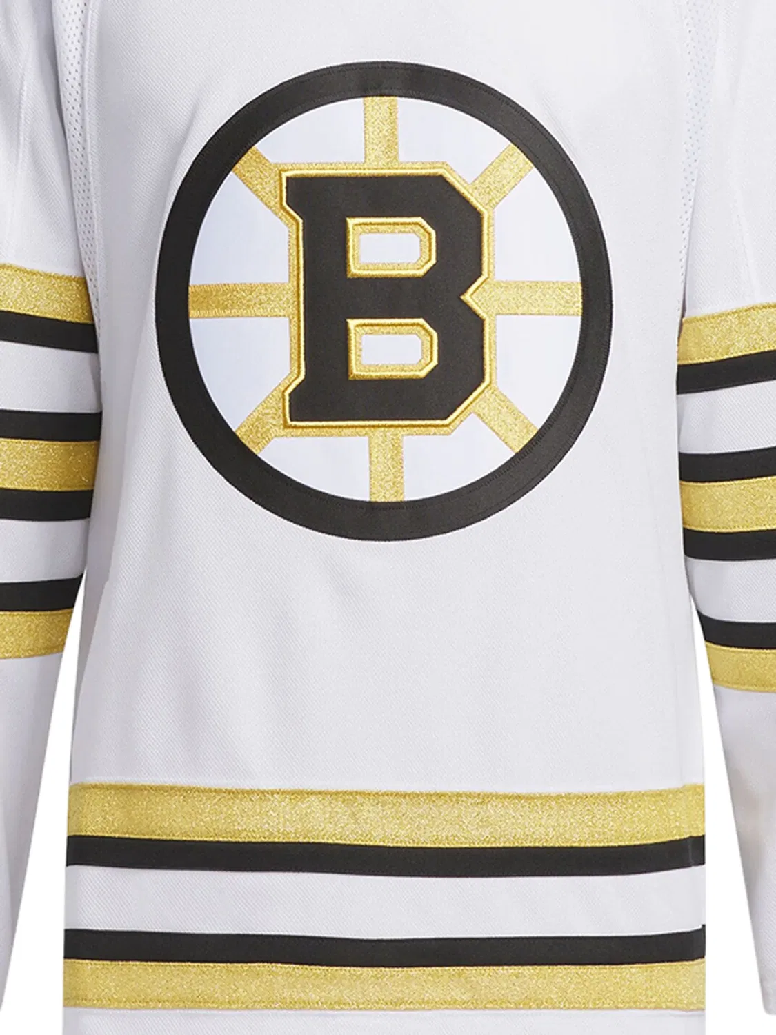 Футболка Boston Bruins 100th Anniversary Primegreen Adidas, белый — фото 2