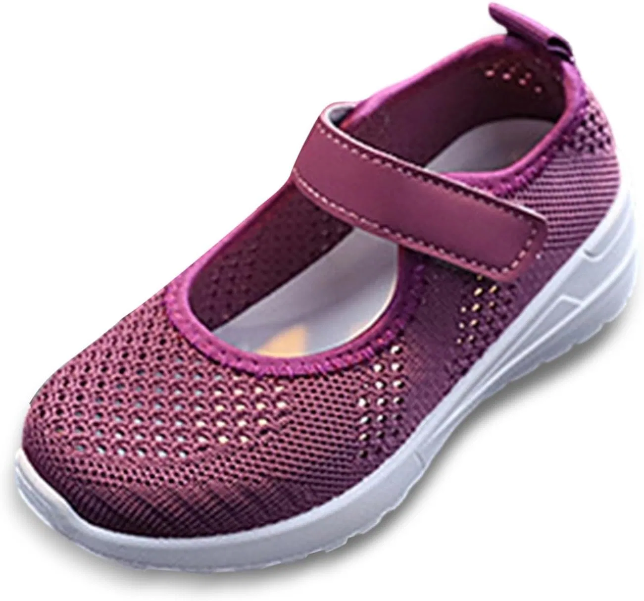 Детские кроссовки для девочек с дышащей сеткой, Purple — фото 4
