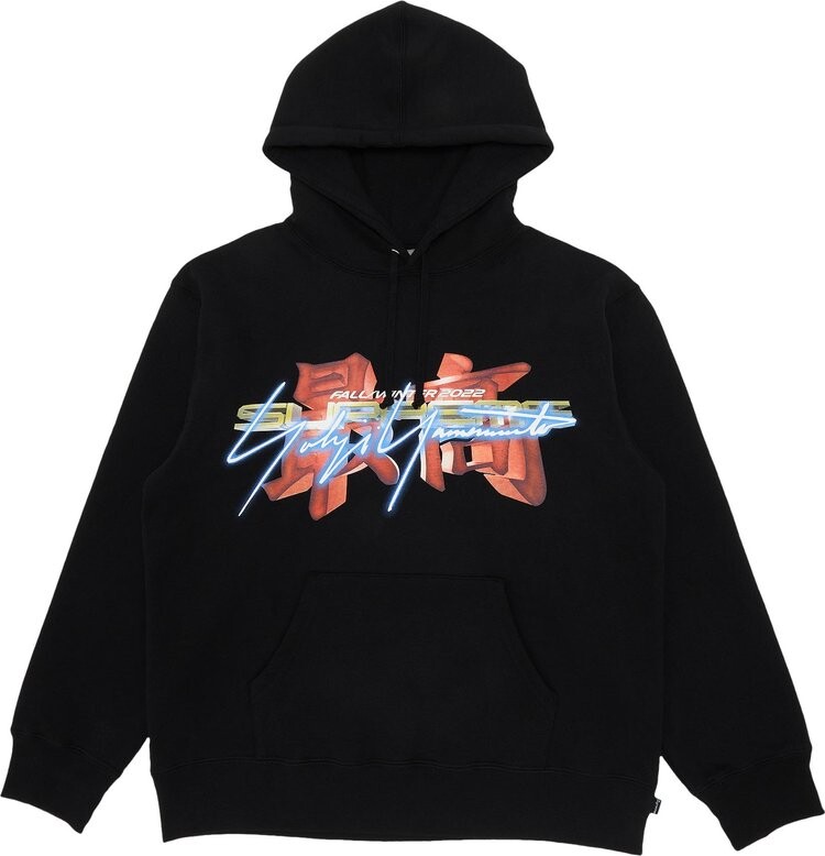 Толстовка Supreme x Yohji Yamamoto x TEKKEN Hooded Sweatshirt 'Black', черный — фото 2