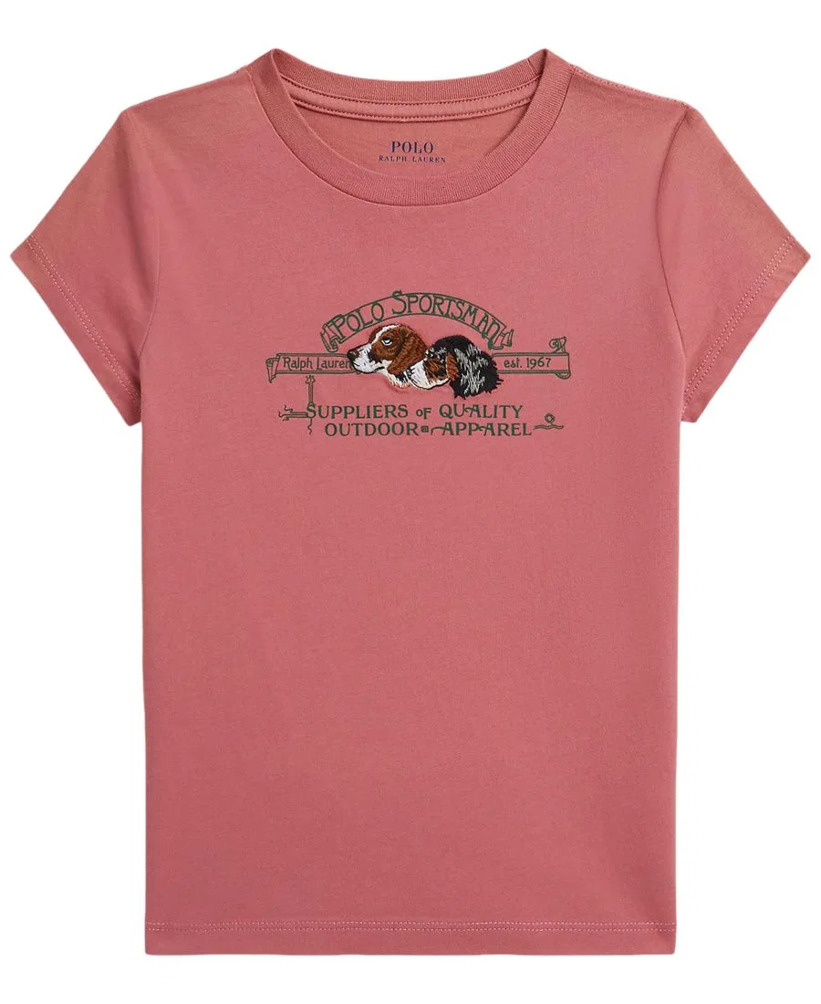 Футболка с коротким рукавом Polo Sportsman Polo Ralph Lauren, Canvas Pink