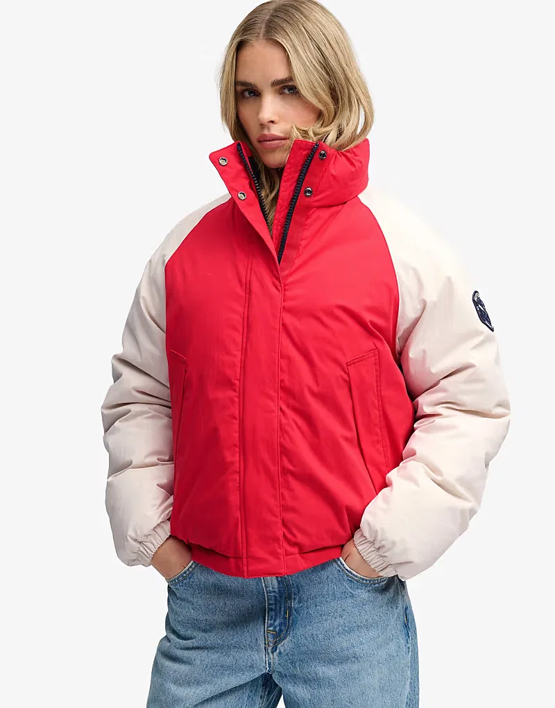 Утепленная куртка Superdry Cotton танго — фото 3