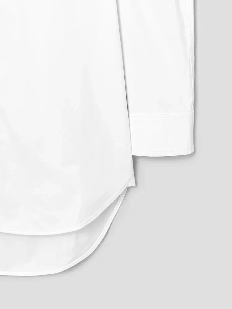 Платье-рубашка оверсайз Ovalo JACQUEMUS, White — фото 4