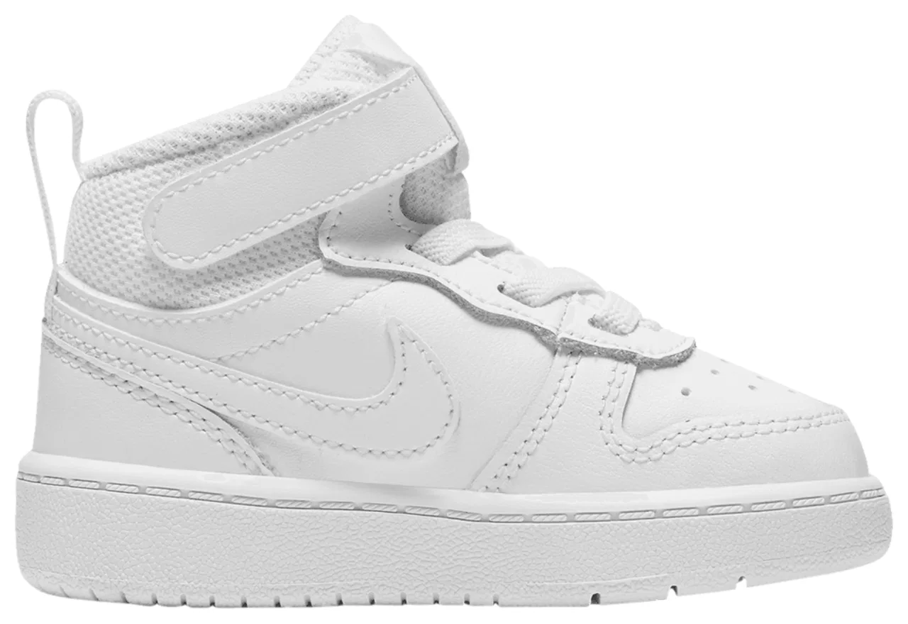 Кроссовки для мальчиков Court Borough Mid 2 Nike, белый