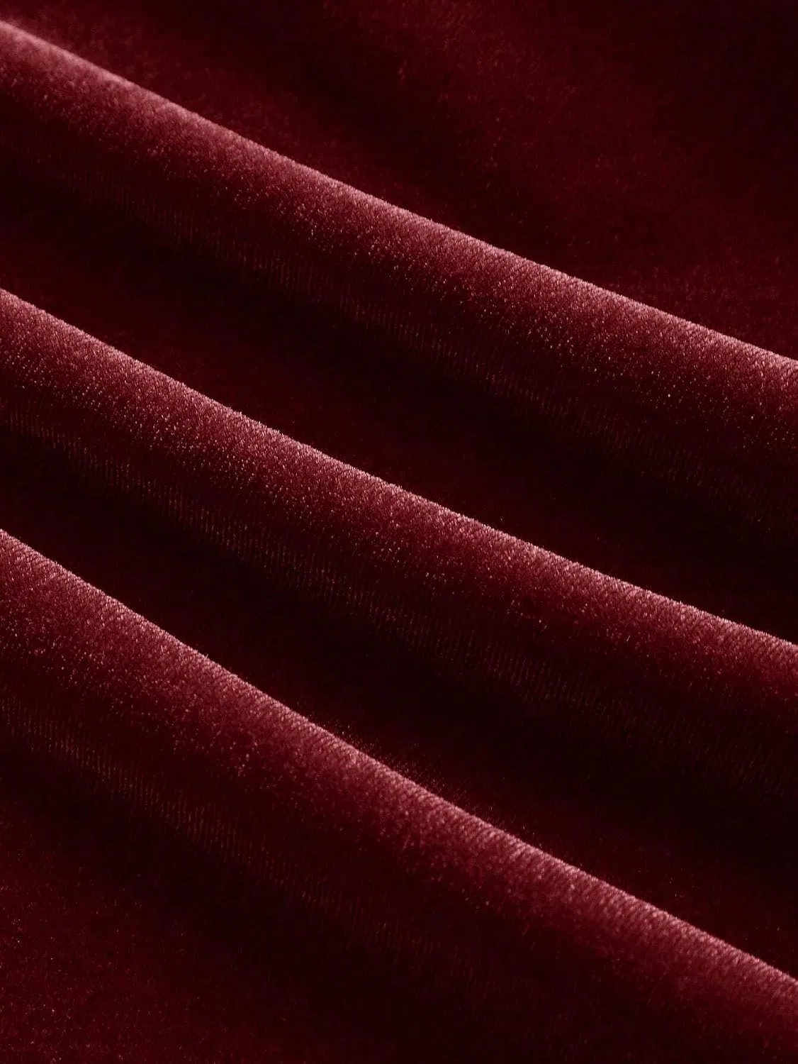 Женское A-силуэта платье короткое с воланами Velvet, Burgundy — фото 4
