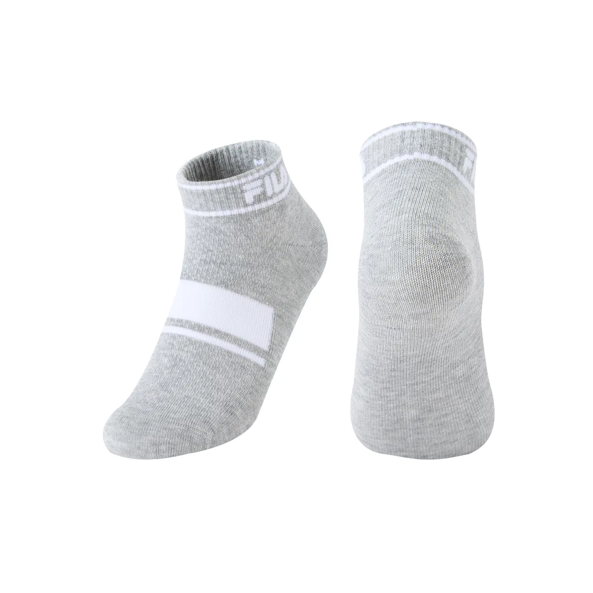Детские носки FILA KIDS Moderate Stretch Antibacterial, Dark Ink Heather Gray-1 Pack — фото 4