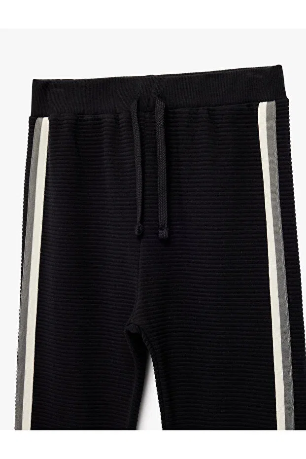 Детские спортивные штаны для мальчиков с принтом Koton, Navy Blue — фото 3