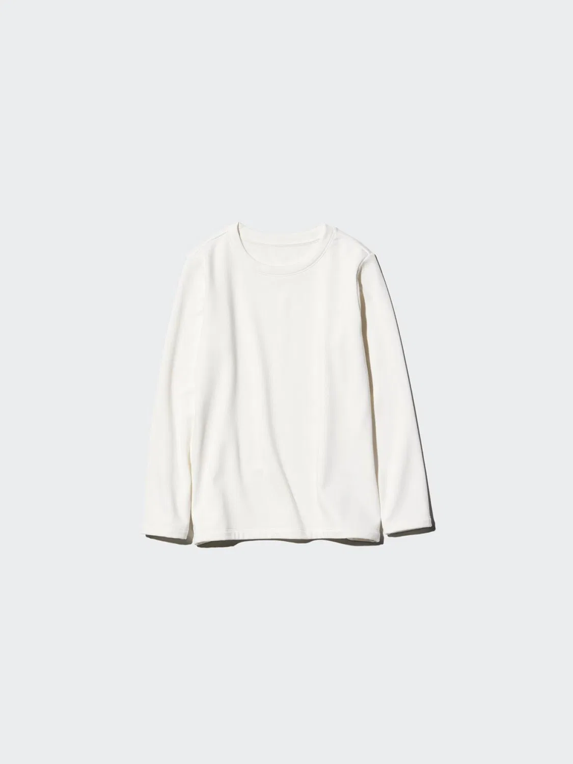 Термобелье с длинным рукавом Uniqlo, молочный