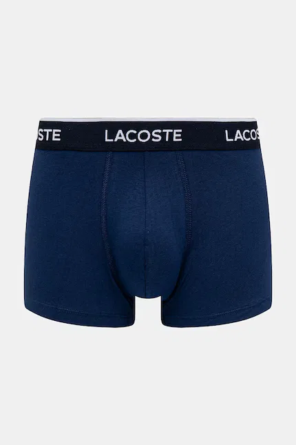 Боксеры мужские хлопковые 3 шт Lacoste, синий — фото 2