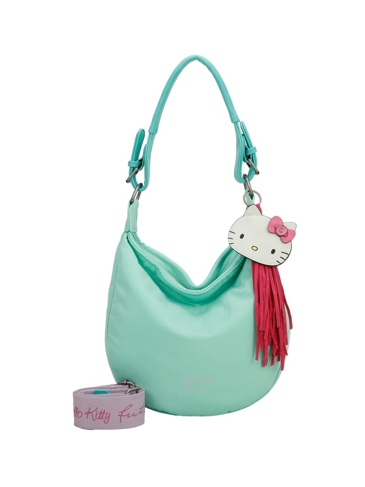

Сумка Hello Kitty fritzi Henkeltasche Hobo Sky Pink, мятный