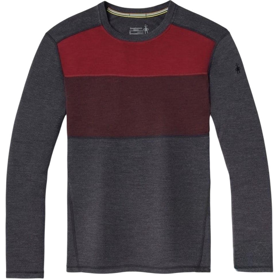 

Men's Classic Thermal Merino Base Layer Colorblock Crew Sweater Men's SMARTWOOL, серо-красный