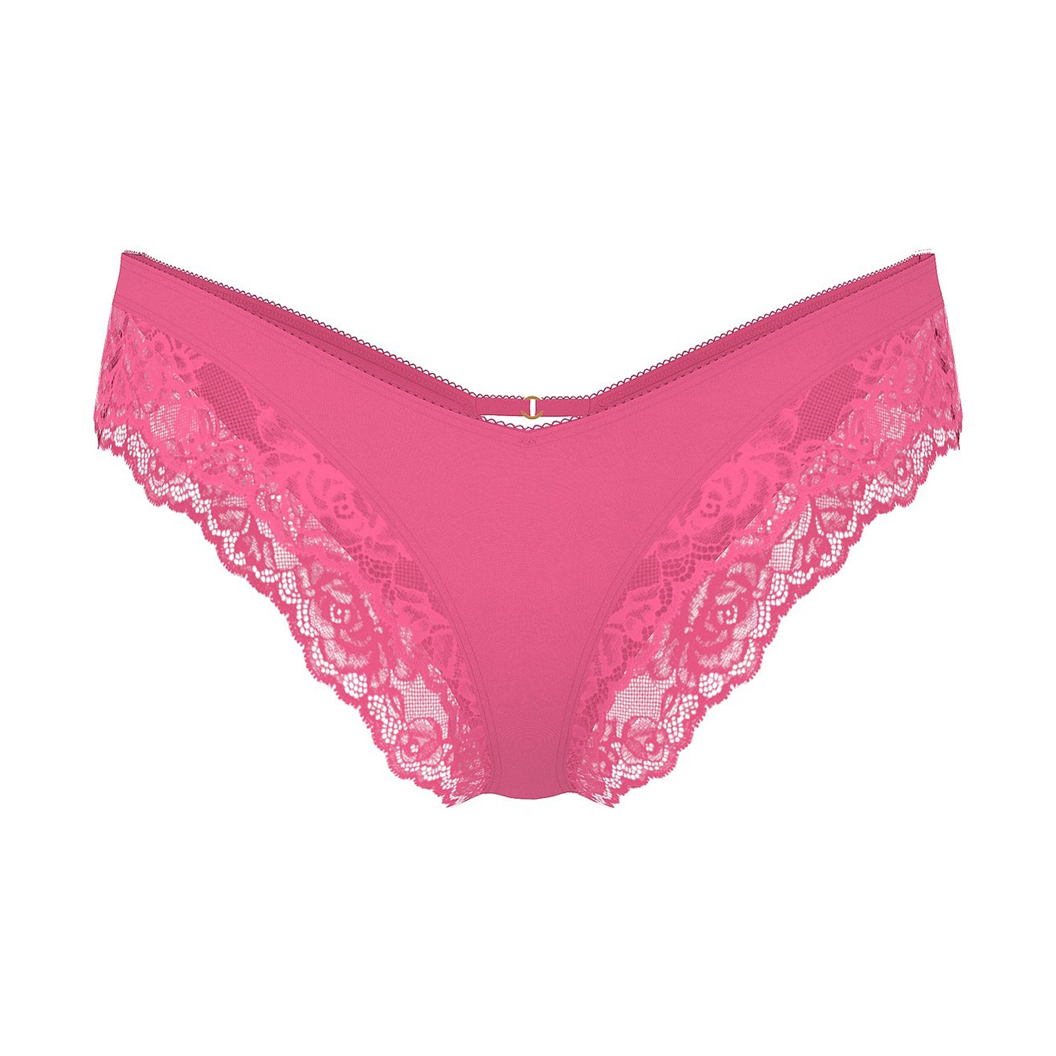 

Трусы Victoria's Secret Rose Lace-Trim High-Leg Cheeky, розовый