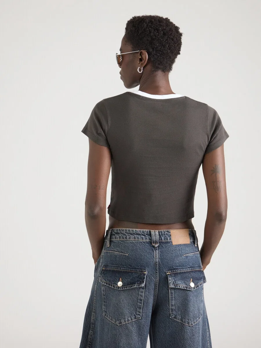 Футболка LEVI'S Graphic Essential Sporty черного цвета — фото 4