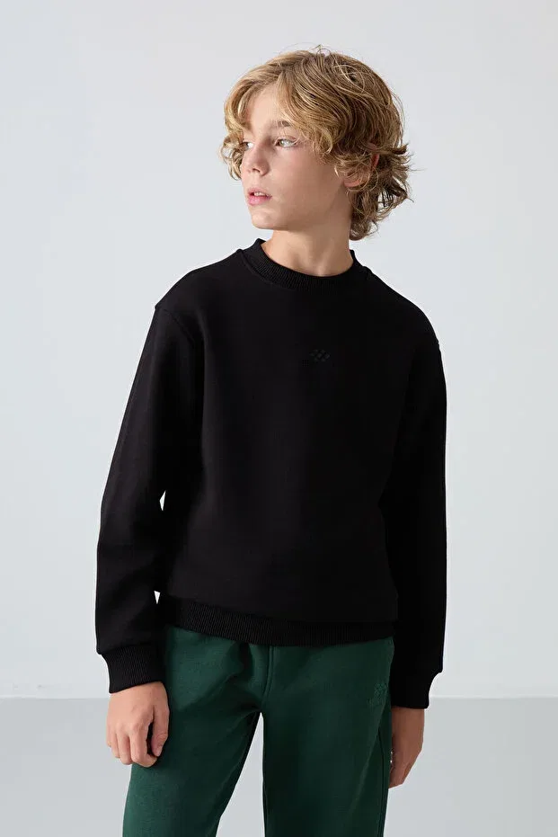 Детские свитшот для мальчиков хлопковый Tommy Life, Black