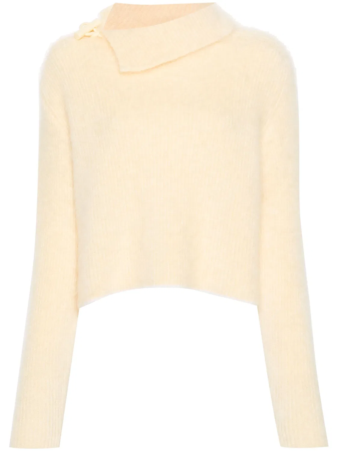 Свитер Le Pull Marina Jacquemus, светло-желтый