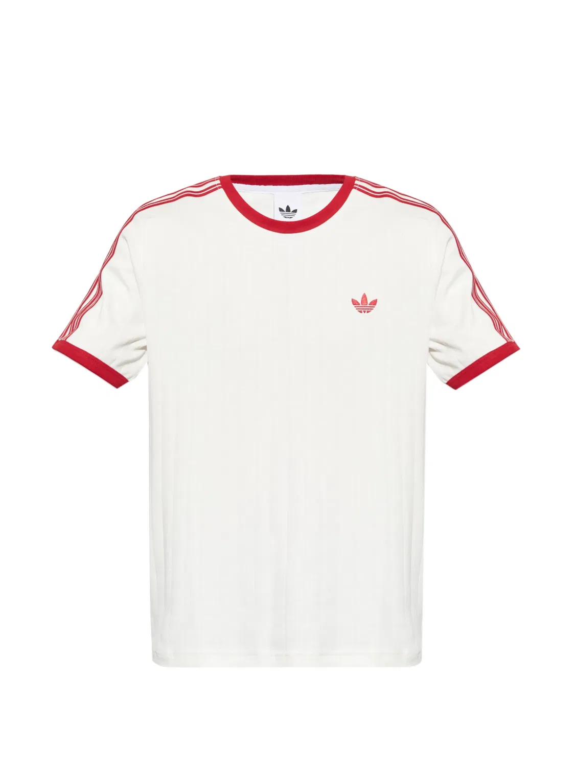 Футболка Drop Needle с вышитым логотипом Adidas, белый