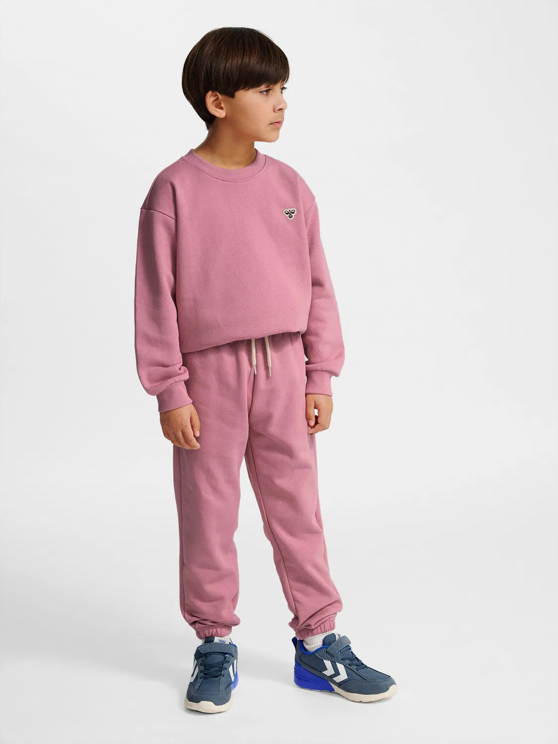Детские свободные штаны с регулируемой талией Hmljr Loose Hummel, Bonbonrosa — фото 3